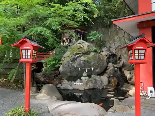 來宮神社の庭園