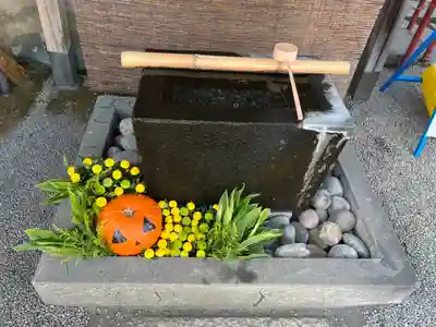 上尾御嶽神社の手水舎