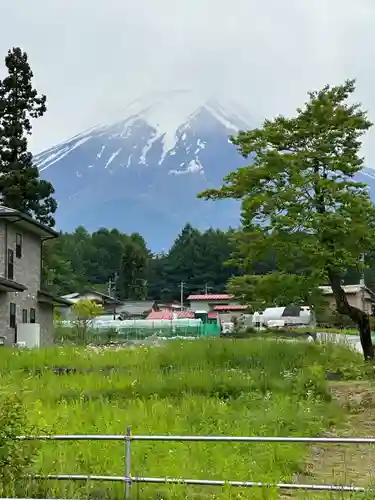 北口本宮冨士浅間神社の景色