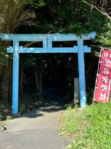 恋の水神社の鳥居