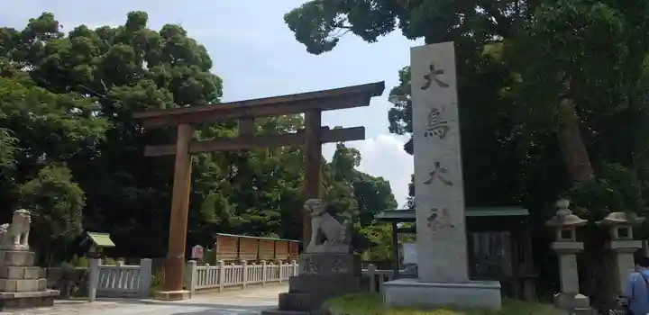 和泉國一之宮 大鳥大社の鳥居