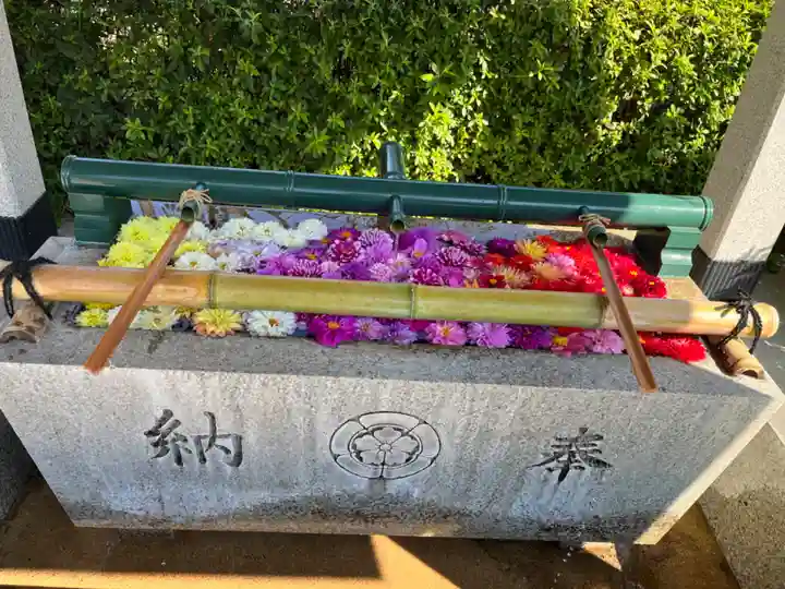 伊和志津神社の手水舎