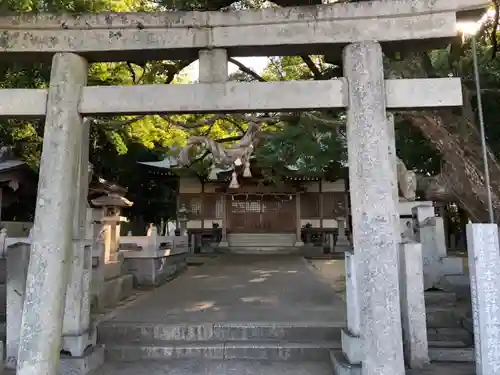 木熊野神社の鳥居