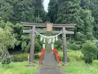 坪沼八幡神社の鳥居