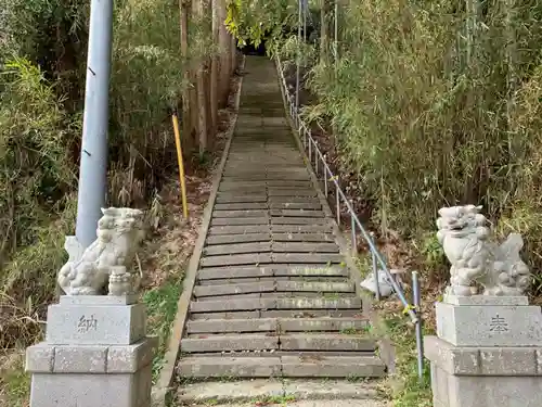 八幡神社の狛犬