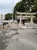 阿麻美許曽神社の鳥居