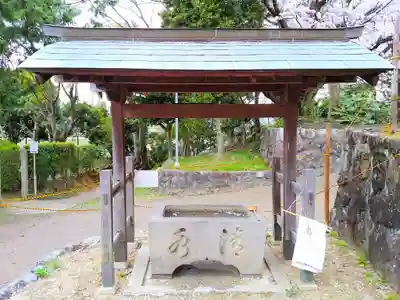 大山祇神社（萩大山祇神社）の手水舎