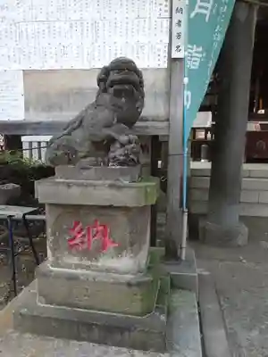 幡ケ谷氷川神社の狛犬
