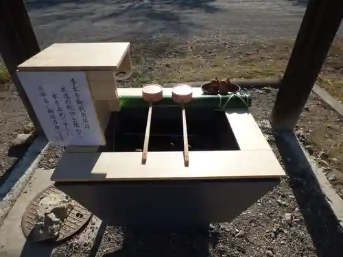 留辺蘂神社の手水舎