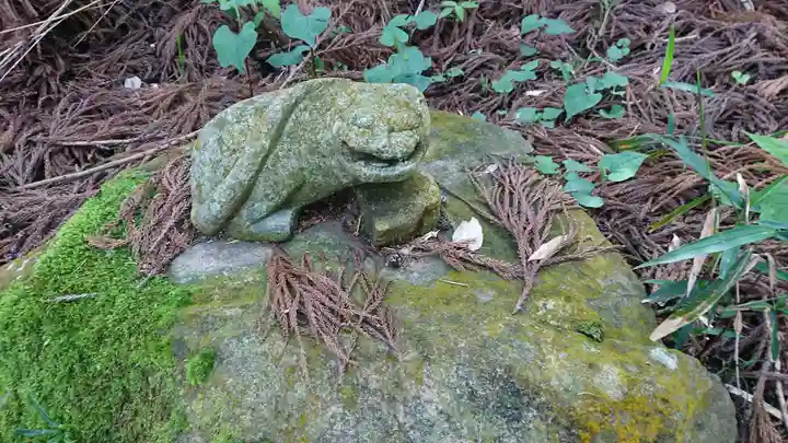 賀寶神社の狛犬