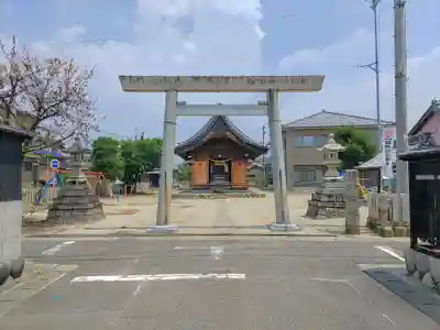 八幡社（中之郷）の鳥居