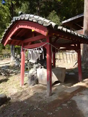 小幡八幡宮の手水