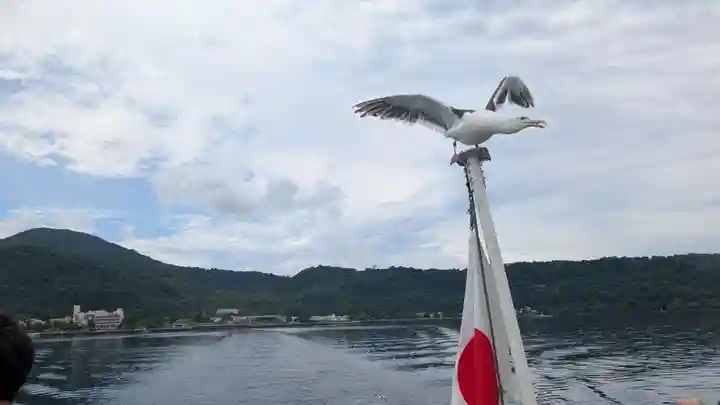 神社(洞爺湖中の島)の周辺