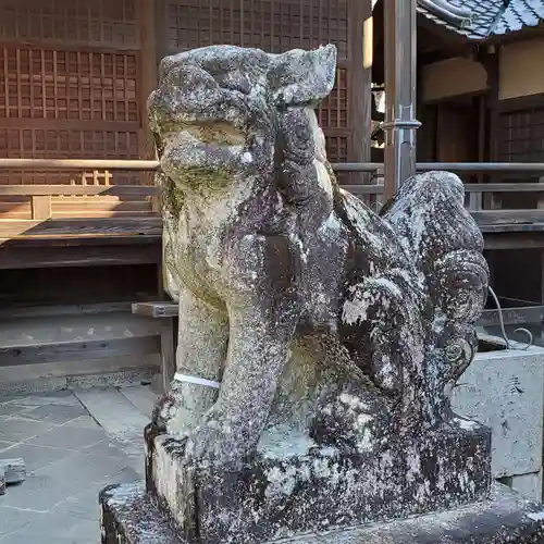 宇流冨志祢神社の狛犬