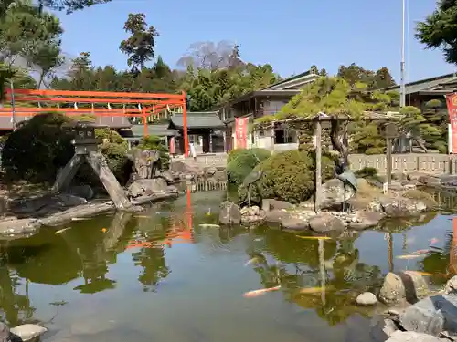 竹駒神社の庭園