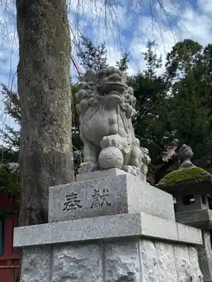 志波彦神社・鹽竈神社の狛犬