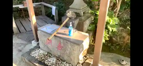 横浜御嶽神社の手水舎