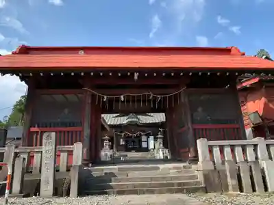 上野国一社八幡八幡宮の山門・神門