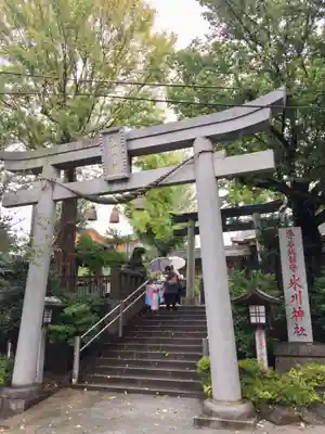鳩ヶ谷氷川神社の鳥居