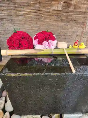 上尾御嶽神社の手水舎