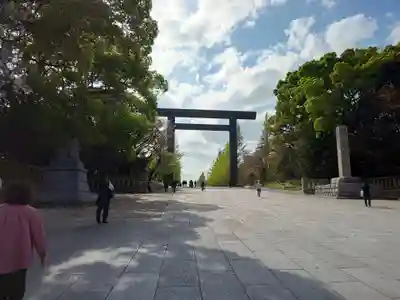 靖國神社の鳥居