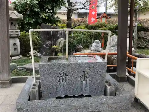 尾張猿田彦神社の手水舎