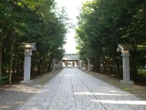 帯廣神社の景色