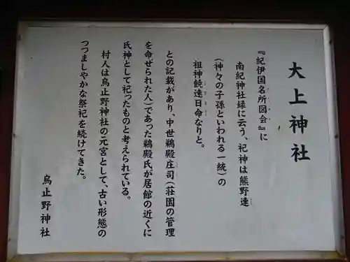 烏止野神社の歴史