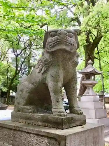 闇之森八幡社の狛犬