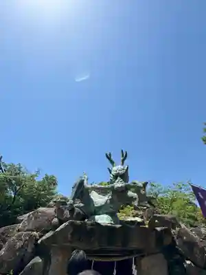 江島神社の像