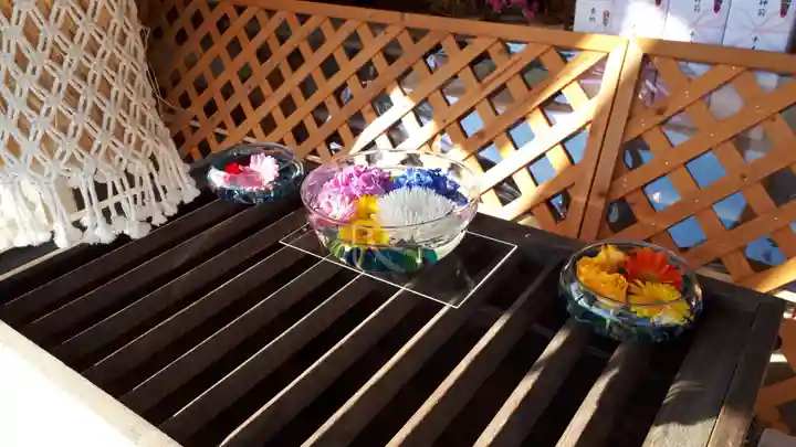 新川皇大神社の手水舎