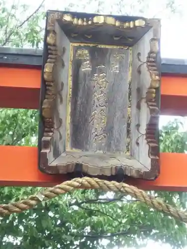 福徳稲荷神社の鳥居