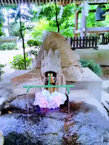 大宝八幡宮の手水舎