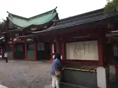 日枝神社の手水