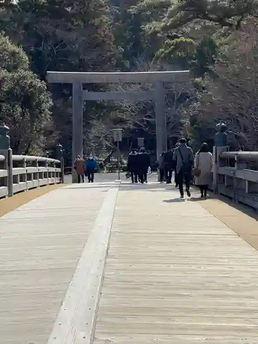 伊勢神宮内宮（皇大神宮）の鳥居