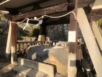 尾長天満宮の手水舎