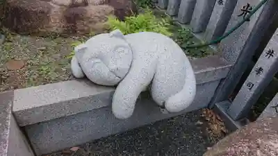 荻窪白山神社の狛犬
