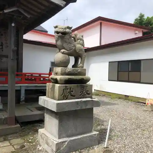 函館厳島神社の狛犬