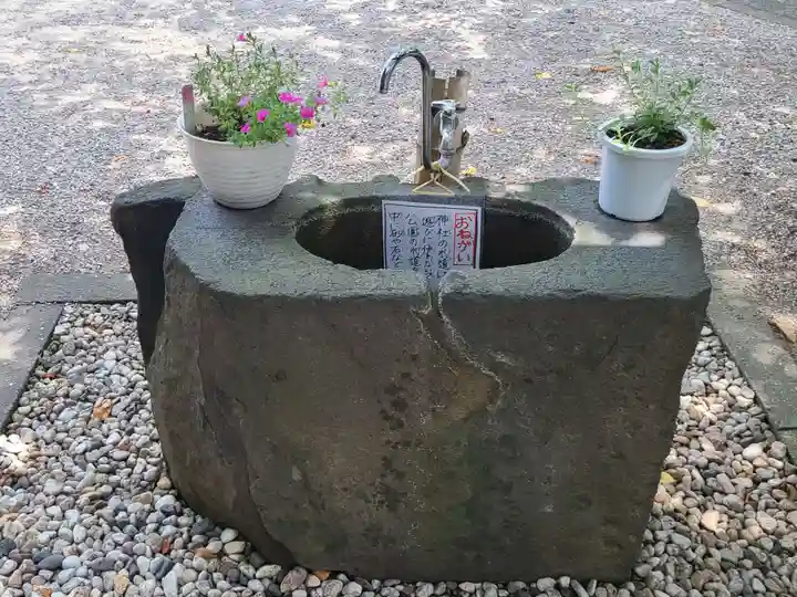 山王宮 日吉神社の手水舎