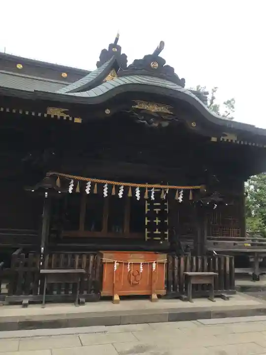 阿豆佐味天神社 立川水天宮の本殿・本堂