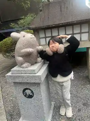 岡崎神社の狛犬