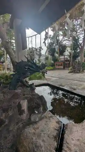 菊田神社の手水舎