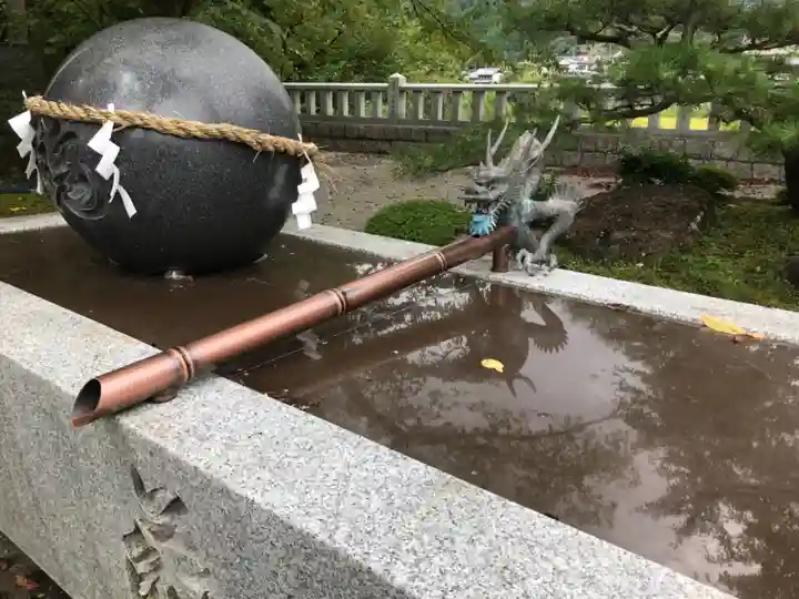 大斎原(熊野本宮大社旧社地)の手水舎