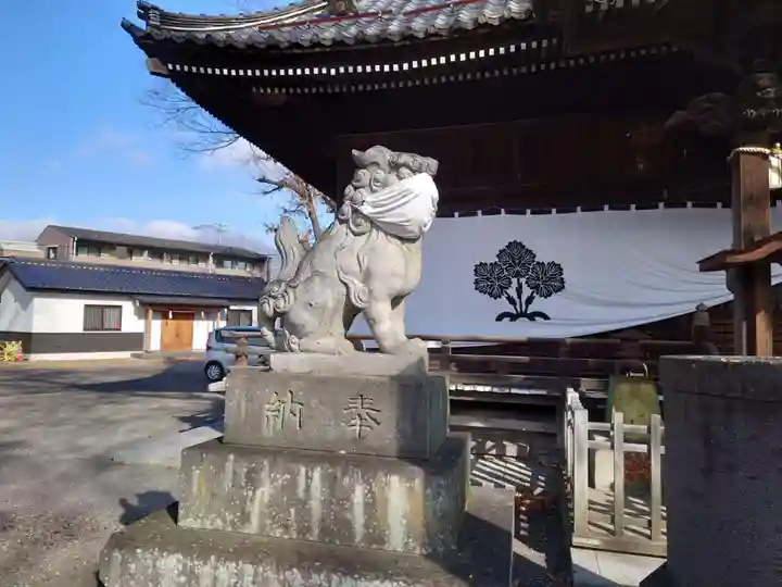 科野大宮社の狛犬