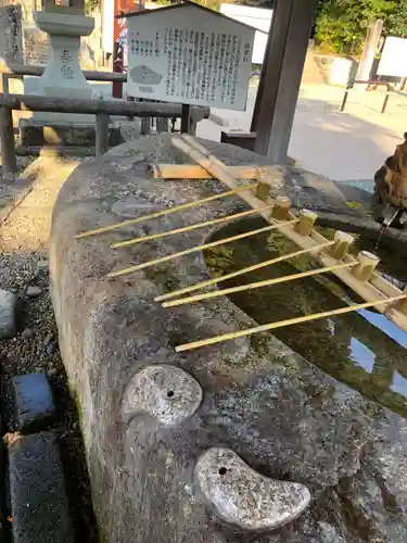 石見国一宮　物部神社の手水舎