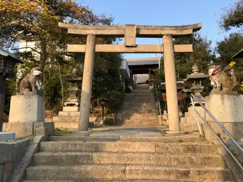 宇野八幡宮の鳥居