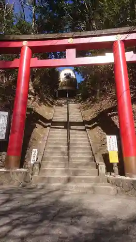 鷲子山上神社の鳥居