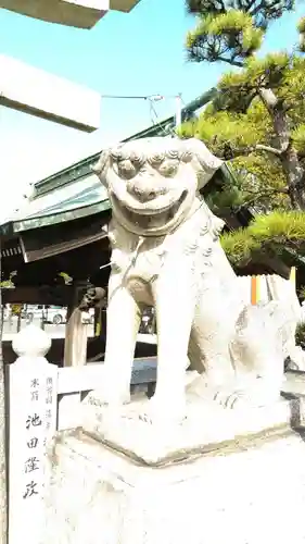 沖田神社の狛犬