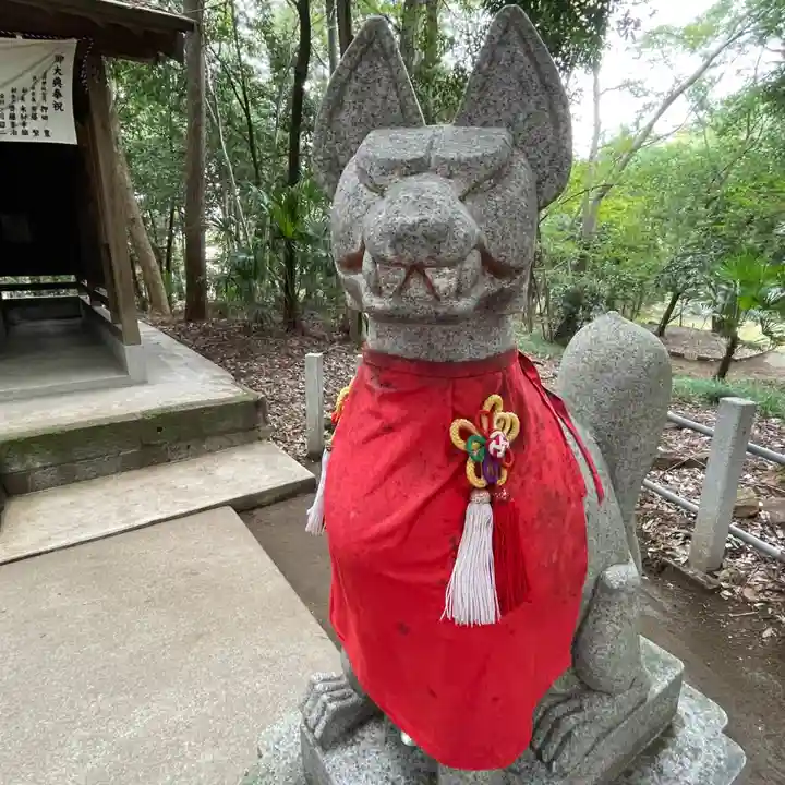 春日部稲荷神社の狛犬