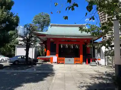 麻布氷川神社の本殿・本堂
